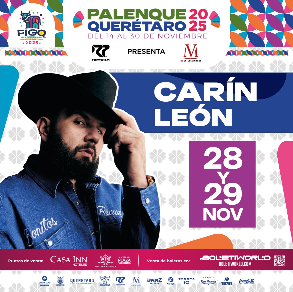 carin leon palenque queretaro 2025