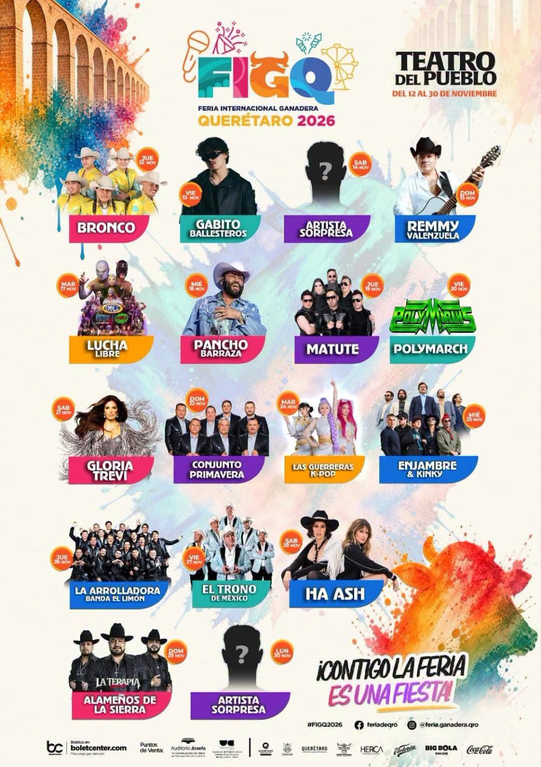 teatro del pueblo feria queretaro 2026