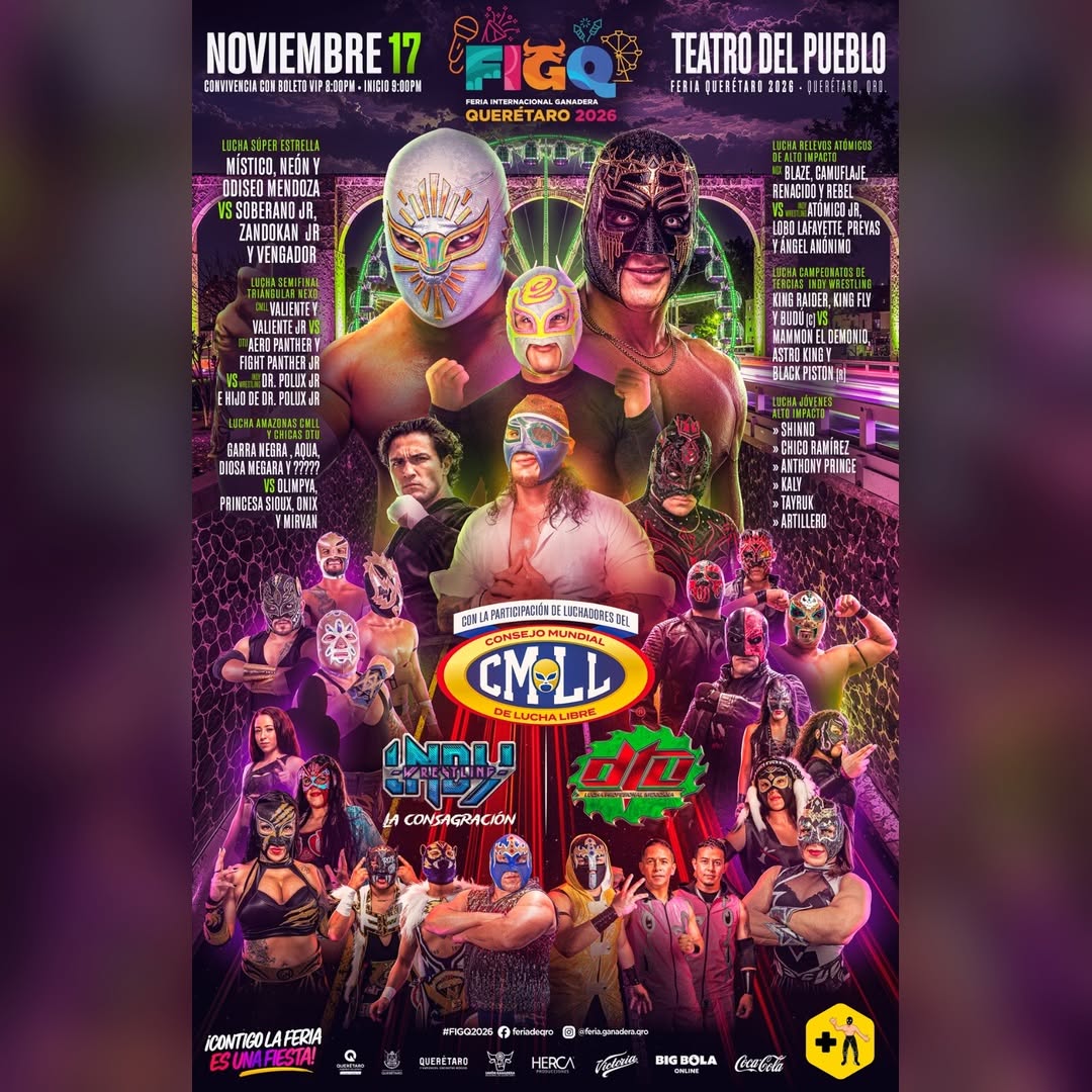 lucha libre feria querétaro2026